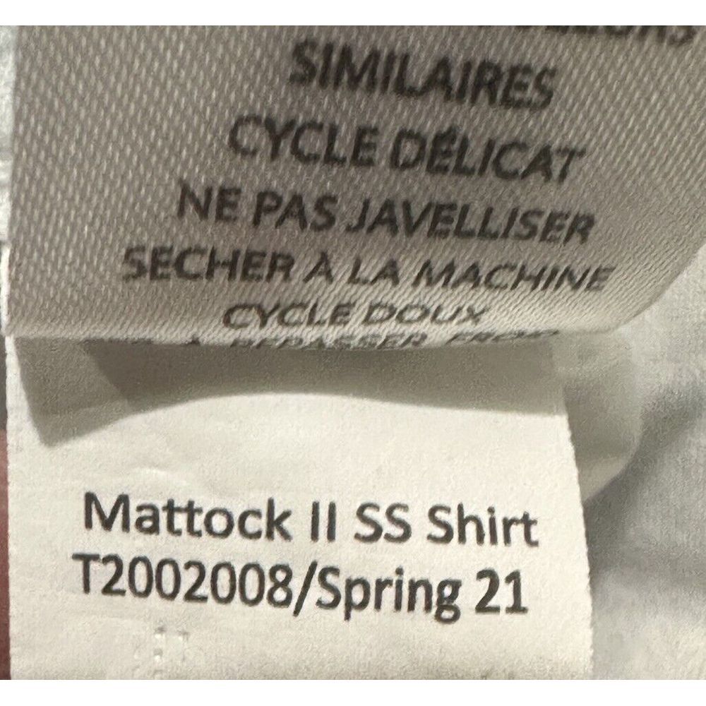 prAna Mattock 11 Short Sleeve "Sky " Shirt Men's Pockets Button Up - Picture 6 of 7